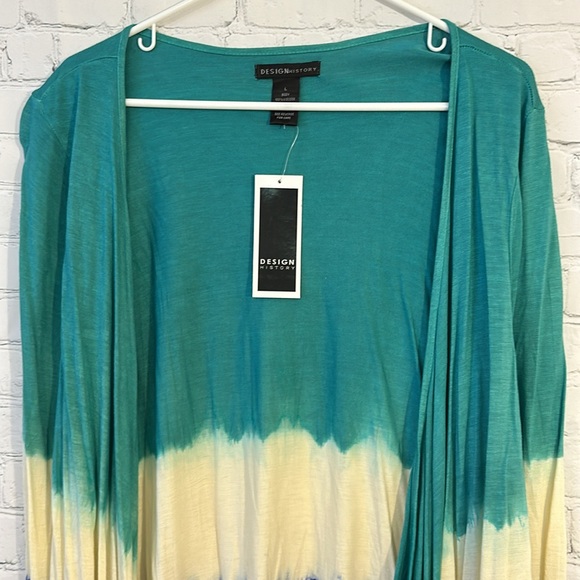 Design History Cabana green combo cardigan - Picture 2 of 7